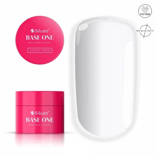 Silcare Base One Gel UV Violet Thick - 100gr (sem HEMA)