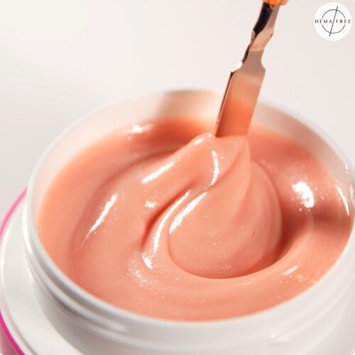 Silcare Gel UV Base One Shimmer Vanillia Rose (sem HEMA) - 50gr