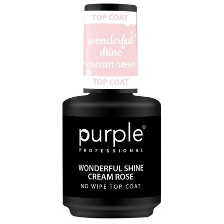 Wonderful Shine Milky Cream Rose No Wipe Top Coat 15ml