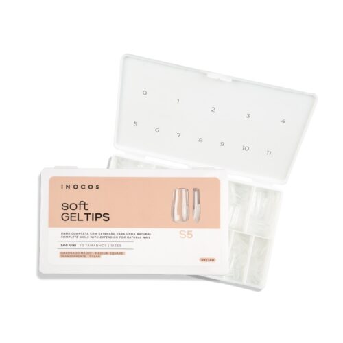 Soft Gel Tips Inocos – Medium square S5.