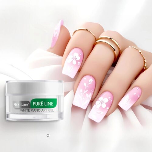 Pure Line Gel White Piano Art Silcare - 10gr