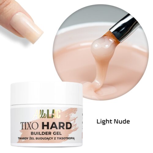 Builder Gel Allelac Tixo HARD - Light Nude 45gr