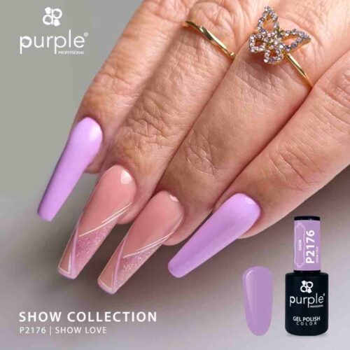 Gel Polish P2176 Show Love - Purple Professional 10ml
