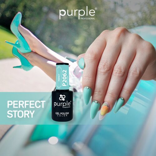 Gel Polish P2062 Perfect Story - Purple Professional 10ml