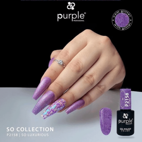 Gel Polish P2158 So Luxurious - Purple Professional 10ml