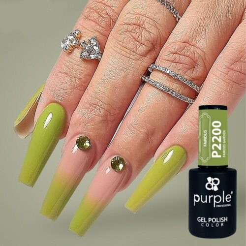 Gel Polish P2200 Famous Garden - Purple Professional 10ml