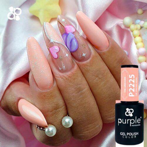 Gel Polish P2225 The Unicorn Akina - Purple Professional 10ml