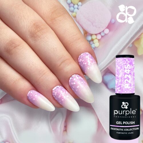 Gel Polish P2245 Fantastic Lilac - Purple Professional 10ml
